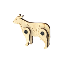 Load image into Gallery viewer, Cow 3D Puzzle Toy
