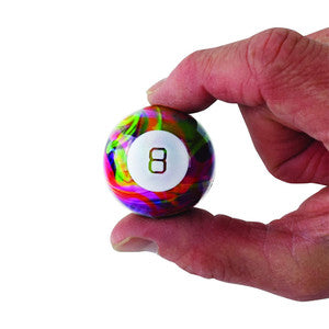 World’s Smallest Tie Dye Magic 8 Ball