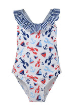 Load image into Gallery viewer, Sunday Sails Mindy Crossback Swimsuit
