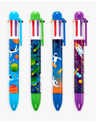 Astronaut 6 Color Click Pen