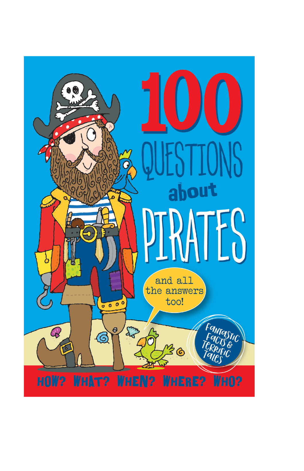 100 Questions about Pirates trivia book for kids
