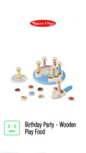 Load image into Gallery viewer, Birthday Cake Wooden Play Set