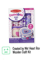 Load image into Gallery viewer, Heart Box Wooden Craft Kit