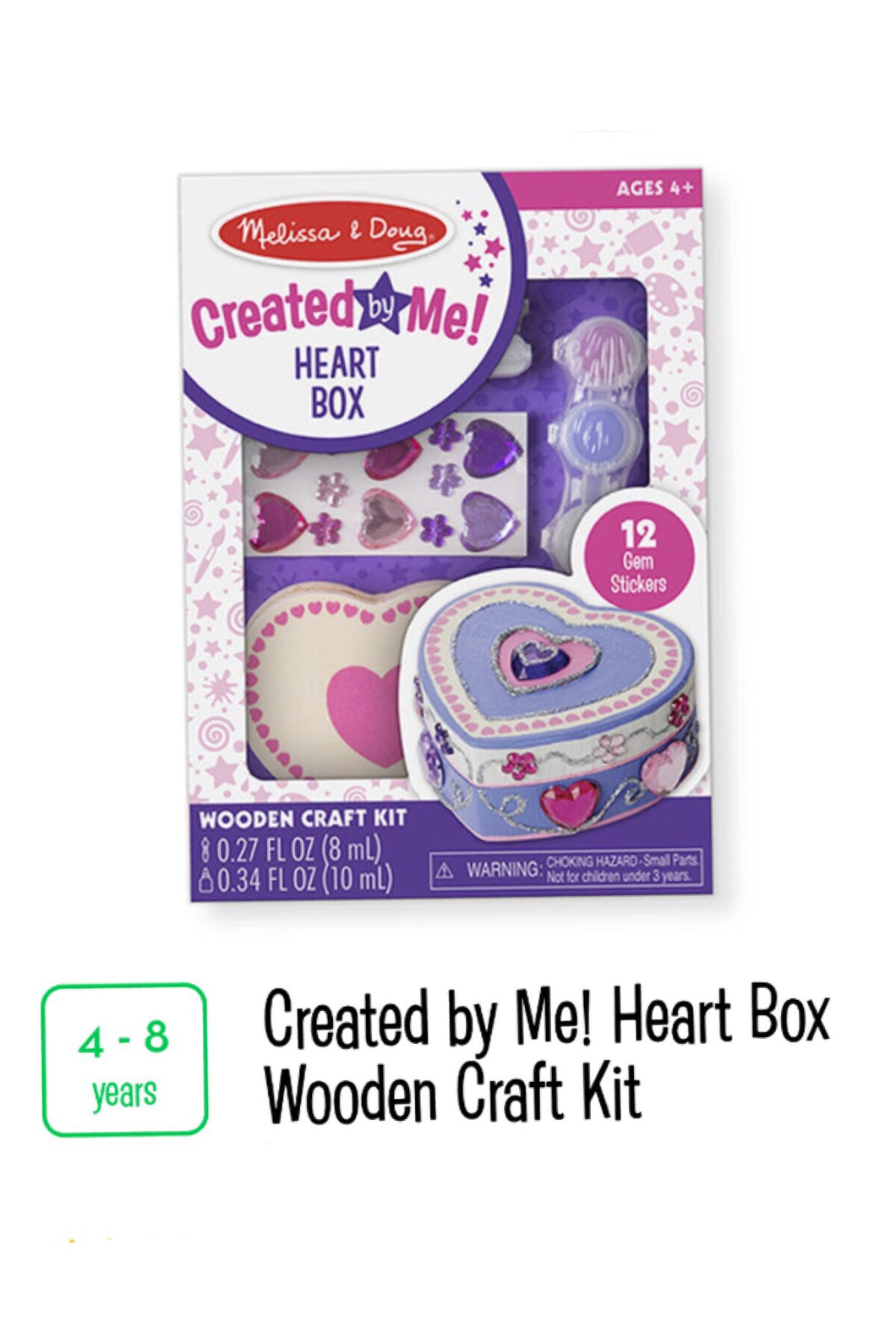 Heart Box Wooden Craft Kit